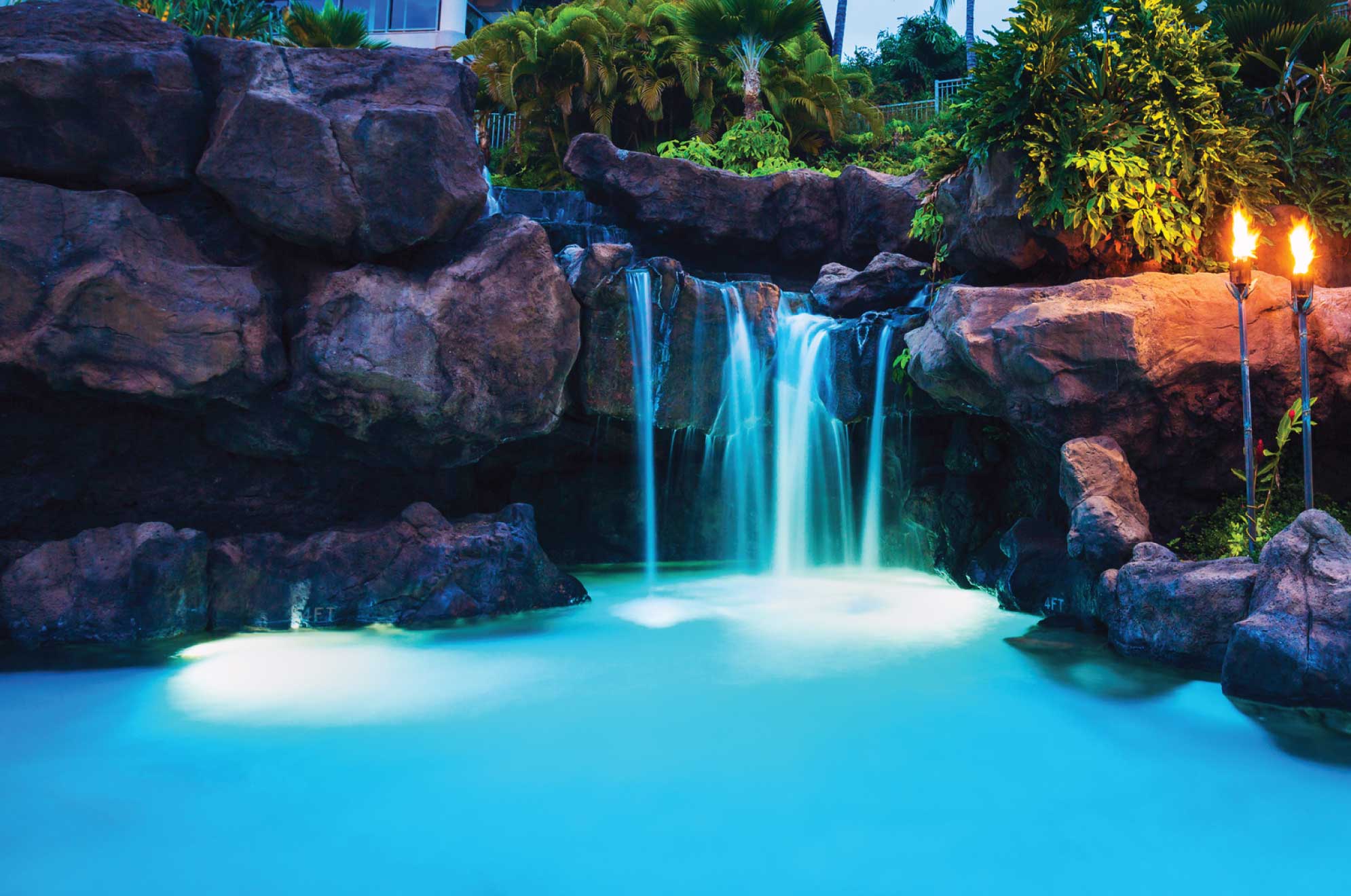 Arizona Rock Water in Pool